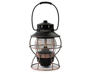 Barebones Living | Railroad Lantern | LED Lantern | Antique Bronze One Size