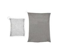 Barebones Living | Stainless Steel Cleaning Mesh | Cast Iron Scourer Fine