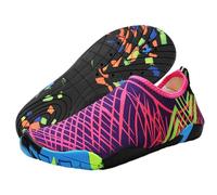 Barefoot Aqua Shoes - Beach, Pool, Surf & Paddle Board - Lightweight, Sailing & River - Mens & Womens (8 UK, Pink)