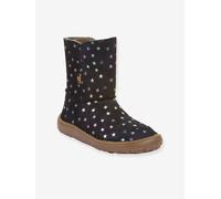 Barefoot boots for girls BAREFOOT TEX SUEDE Froddo night blue