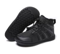 Barefoot Boots, Hike Winter Barefoot Shoes, Comfortable and Breathable Sneakers, Non-Slip and Lightweight (Black, Little Kid, 12, Numeric, UK Footwear Size System, Medium)
