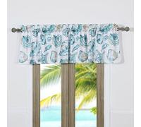 Barefoot Bungalow Cruz Window Valance, Polyester, Multi-Colour, 48 x 213 x 0.5 cm