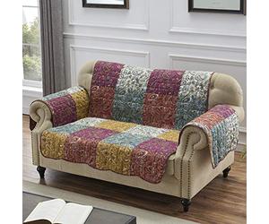 Barefoot Bungalow Furniture Protector Slipcover, Spice, Loveseat