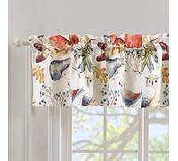 Barefoot Bungalow Window Valance, 100% Microfiber, Owl, 84" W x 18" L (Pack of 1)