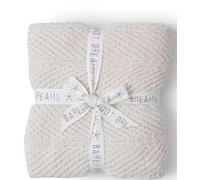 Barefoot Dreams® Cozy Shine Herringbone Blanket, Stone, 45"x60"