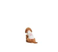 Barefoot Dreams® CozyChic® Amour Pet Sweater, Pearl-Scarlet, Medium