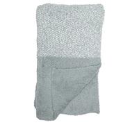 Barefoot Dreams CozyChic Heathered Throw Blanket 45" x 60" (Sage Green / Pearl)