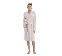 Barefoot Dreams CozyChic Lite HE Ribbed Robe, Faded Rose-pearl, S-M
