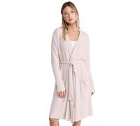 Barefoot Dreams CozyChic Lite He Ribbed Robe, SmallMedium, Heathered Faded RosePearl Heathered Faded Rose/Pearl Small/Medium