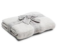 Barefoot Dreams CozyChic® Lite Ribbed Blanket Oyster One Size