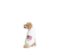 Barefoot Dreams® CozyChic® Team USA Flag Olympic Ring Pet Sweater, Pearl Multi, X-Small