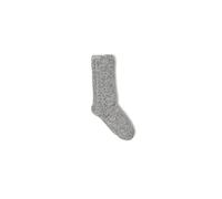 BAREFOOT DREAMS THE COZYCHIC HEATHERED WOMEN'S SOCKS, Moonbeam-white, Large-X-Large