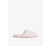 Barefoot Dreams Womens Barefoot Dreams Cozychic® Unisex Woven Slippers Dusty Rose M