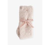 Barefoot Dreams Womens Barefoot Dreams Cozychic® Woven Socks Dusty Rose White S/M