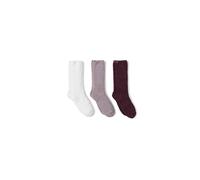 Barefoot Dreams Women's CozyChic 3-Pair Sock Set, Fig Multi, One Size
