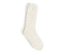 Barefoot Dreams Women's CozyChic Heathered Socks, Stone-white, Small-Medium