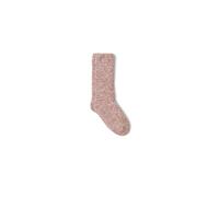 Barefoot Dreams Women's CozyChic Heathered Socks, Terra-white, Large-X-Large