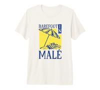 Barefoot in Malé Premium T-Shirt