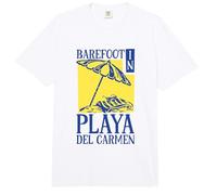 Barefoot in Playa del Carmen Comfort Colors Adult Heavyweight T-Shirt