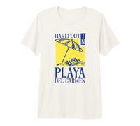 Barefoot in Playa del Carmen Premium T-Shirt