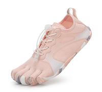Barefoot Magic Claw Five Toe Finger Shoes for Men & Women |Multi-Purpose & Ultra-Portable All-Terrain Outdoor Shoe for Hiking Light Trail Quick-Dry Socks Water Shoes, Pink, 10.5 Women/9.5 Men
