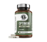 Barefoot Nutrition - Optimum Multivitamin & Mineral Supplement, Bioactive High Strength Formula with Vitamin C Complex, Superior Absorption for Immune Support - 60 Vegan Capsules