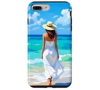 Barefoot Serenity A Woman Walks On the Beach Case for iPhone 7 Plus/8 Plus