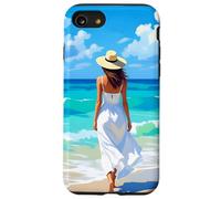 Barefoot Serenity A Woman Walks On the Beach Case for iPhone SE (2020) / 7 / 8