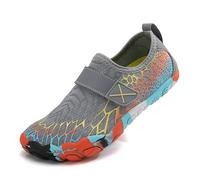 Barefoot Shoes Boys Girls Bling Shiny Sequins Sneakers Flashing Led Sports Printing School Pe Gym Handsome Trainers Children's Day Gift Grey