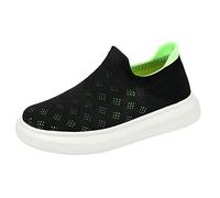 Barefoot Shoes Boys Girls Kids Light Up Trainers Lightweight Walking Casual Sneakers Toddlers Swimming Handsome School for Children/Boys/Girls Green