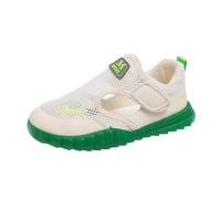 Barefoot Shoes Boys Girls Toddler Little Kids Flashing Led Sports Printing School Pe Gym Sneakers Handsome Walking Kid/Big Kid Green