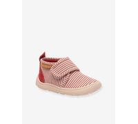 Barefoot shoes for children BAREFOOT BASIC BISGAARD striped red