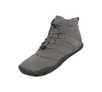 Barefoot Shoes Hike Winter Barefoot Shoes Women Mens Wide Hiking Shoe Boots Outdoor Waterproof Comfortable Non-Slip Warm Lined Sneakers Unisex Trail Walking Shoe (Grey-g, 8.5)