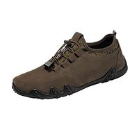 Barefoot Shoes Mens Non-Slip Deep Lugs Running Shoes Arch Fit Easy Close Slip On Trainers Soft Soles Wide Fit Trainers Mountain Trekking Backpacking Trainer Spring Summer, Hiking & Outdoors Brown