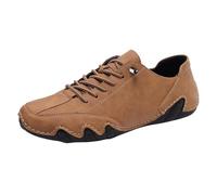 Barefoot Shoes Men's Orthopaedic Shoes Summer Breathable Lightweight Sports Shoes Plain Slip On Soft Sole Comfortable Trainers Outdoor Workout Jogging Shoes with Laces, 34-49 EU, brown, 11 UK