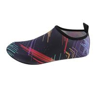 Barefoot Shoes Mens Quick Dry Easy Close Water Shoes Non-Slip Low-Top Slip On Trainers Arch Fit Wide Fit Trainers Lightweight Breathable Flat Trainer Perfect for Beach, Pool, Water Sports