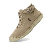 Barefoot Shoes Mens Women Business Rib Runner Sportschuhe Jogging Walking Arch Support Road Running Athletic Rebound Core Outdoor Flat for Driving Yoga Khaki