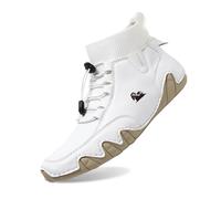 Barefoot Shoes Mens Women Extra Wide Fit Trainers Jogging Walking Sportschuhe Arch Support Road Running Athletic Non-Slip for Men A Must-Have Fashionistas White