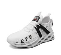 Barefoot Shoes Mens Women Extra Wide Fit Trainers Jogging Walking Sportschuhe Arch Support Road Running Athletic Comfortable Sneakers for Men Gym Fitness White
