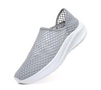 Barefoot Shoes Mens Women Extra Wide Fit Trainers Lightweight and Breathable Water Trail Running Non-Slip Outdoor Flat for Jogging Tennis Sports Training Grey