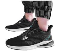 Barefoot Shoes Mens Women Walking Fashion Sneakers Lightweight and Breathable Beach Water Trainers for Gym Comfortable Running Wide Fit Men UK Size Black