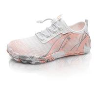 Barefoot Shoes Mens Women Water Shoes Trail Running Beach Water Trainers for Gym Swim Snorkeling Surfing(A Orage, 4UK)