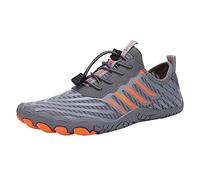 Barefoot Shoes Mens Womens,Non Slip Quick Dry Aqua Shoes,Wide Toe Trail Running Trainers,Unisex Swim Snorkeling Surf Beach Shoes,Lightweight Breathable Yoga Fitness Shoes for Swim,Pool,Diving