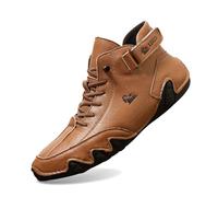 Barefoot Shoes Vogany Breathable Orthopaedic Sneakers for Men Ergonomic Lightweight Walking Footwear with Low Heel Arch Support (Brown, 3.5)
