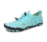 Barefoot Shoes Womens, Quick Dry Water Shoes Men Women, Aqua Beach Sneakers with Wide Toe Box, Non-Slip Rock Climbing Footwear, Swim Surf Diving Hiking Gym, 3-10 UK (Sky Blue, 6)