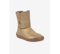 Barefoot TEX SUEDE FRODDO children's boots gold