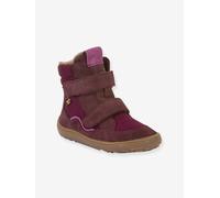Barefoot TEX WINTER FRODDO children's winter boots bordeaux red