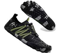 Barefoot Water Shoes Mens Womens Aqua Sea Swim Beach Shoes Mens Surf Quick Dry Ladies Lightweight Sport Wet Pool Diving Unisex Black