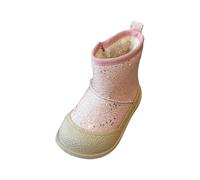 Barefoot Winter Boots Hike Shoes Kids Girls Mid Calf Riding Combat Ankle Boots Side Zipper Chelsea Boots Girls Chelsea Biker Boots 2025