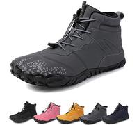 Barefoot Winter Outdoor Shoes, Men's & Women's, Grey C, 9 UK